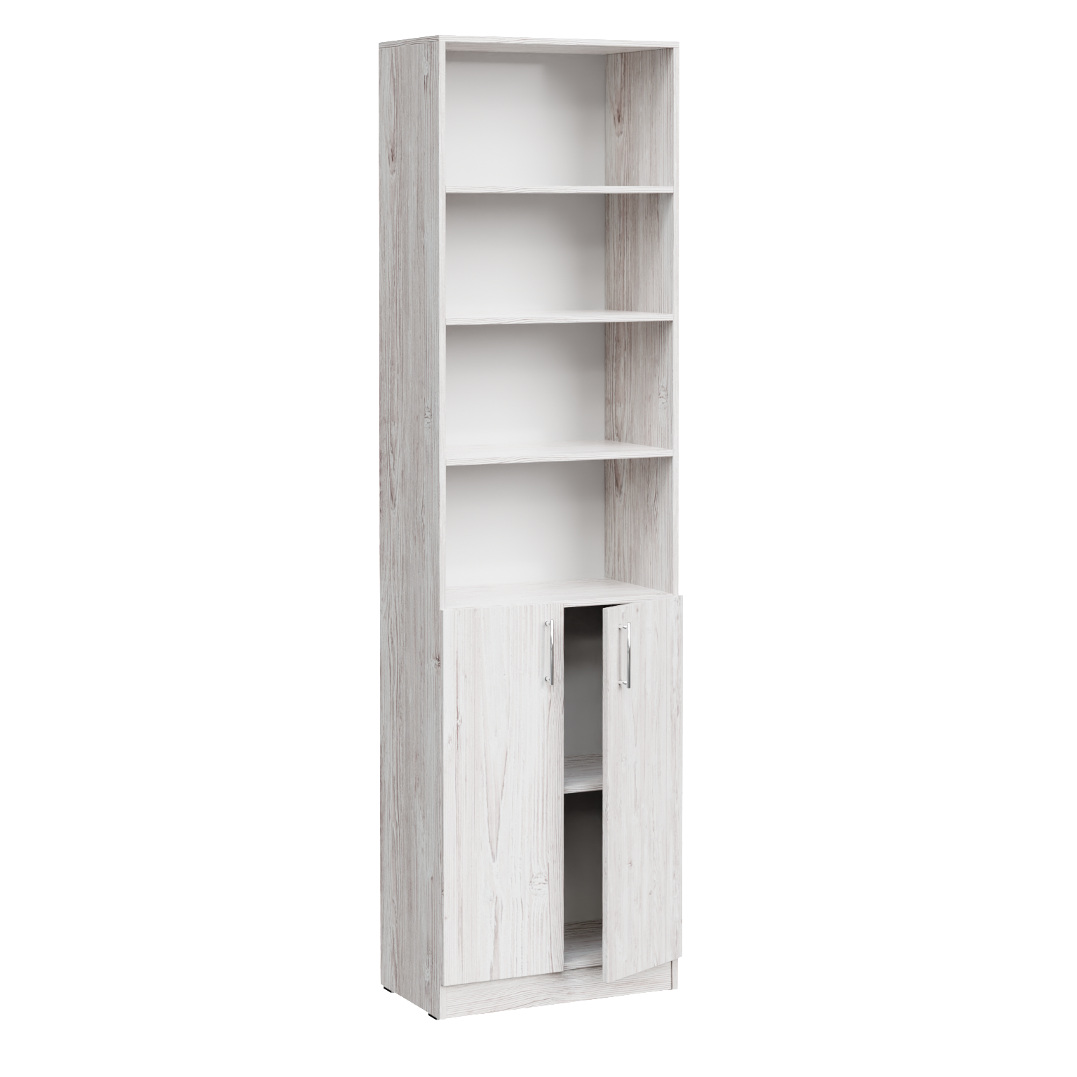 Шафа напівзакрита з 3-ма відкритими полицями МЕБЛІ-ТЕХНОСТИЛЬ